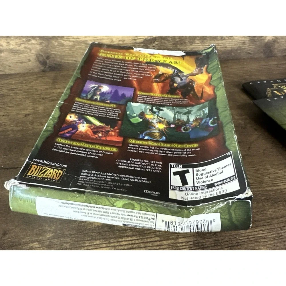 World of Warcraft: The Burning Crusade (PC, 2007) Expansion Set Fast Shipping